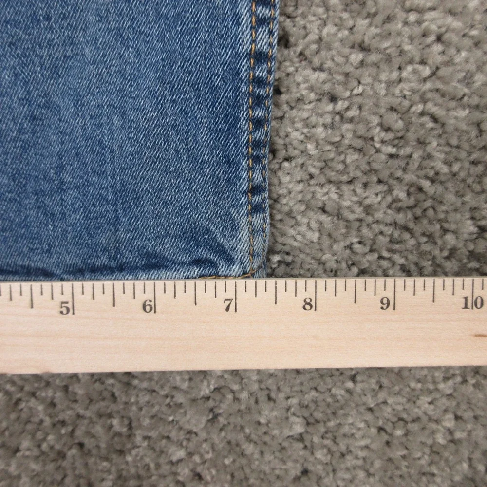 Levis Jeans Mens 34x30 Blue 505 Regular Straight Faded Work Zip Fly‎ Denim Pants